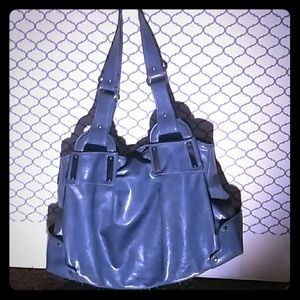 Jessica Simpson blue handbag